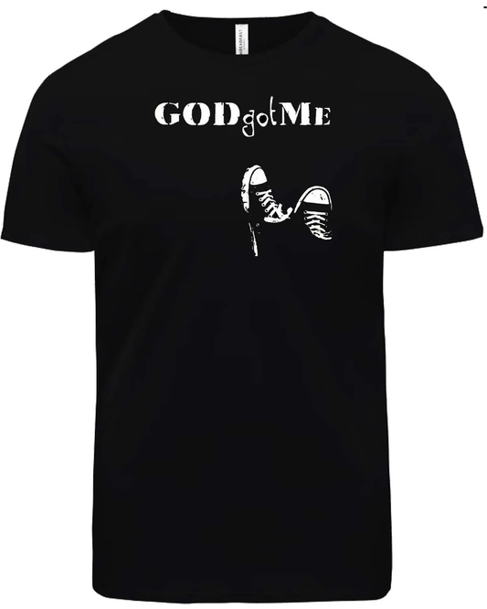 God Got Me T-Shirt In Black