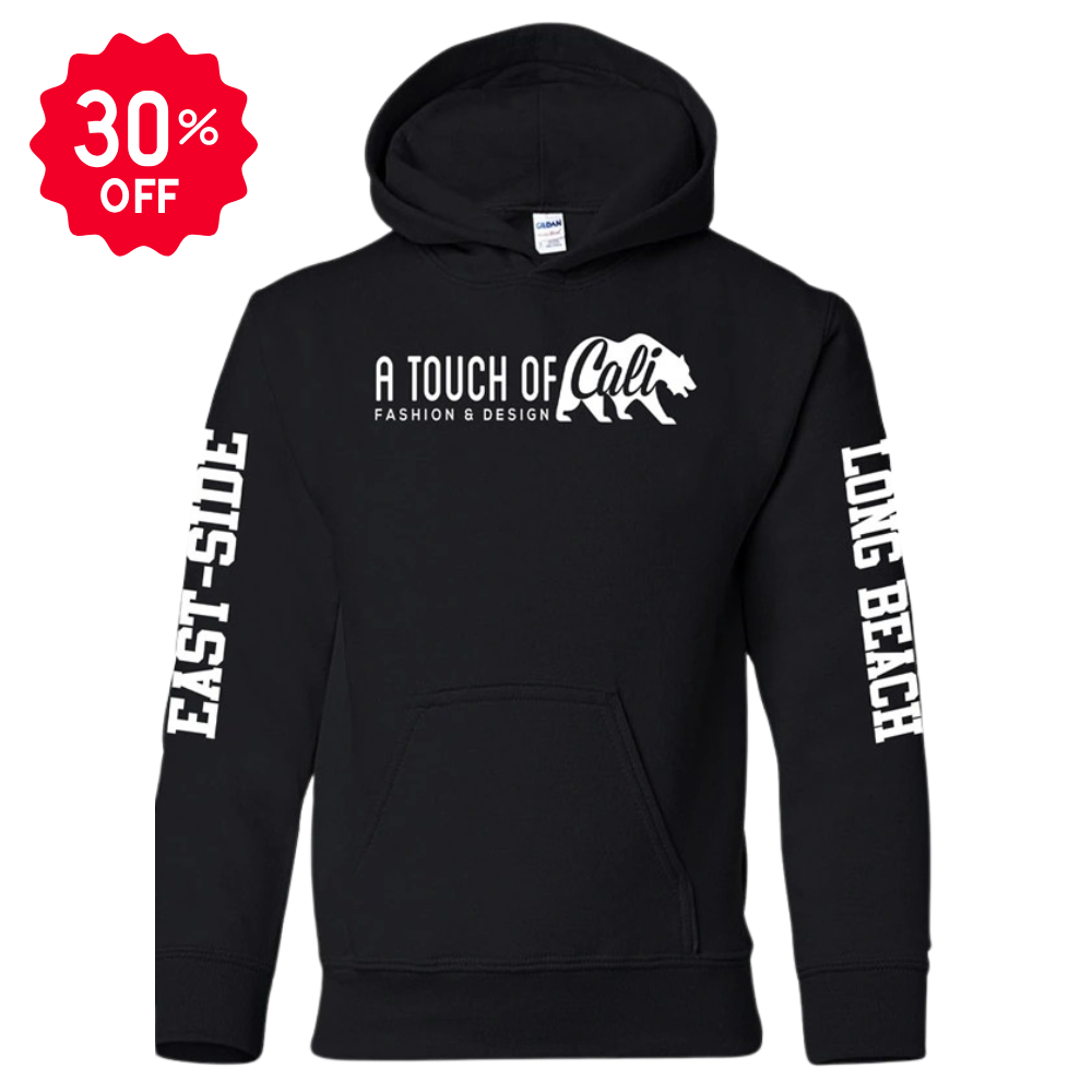 Long Beach Black Hoodie Sweatshirt (Eastside)